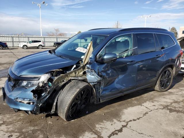HONDA PILOT SE 2021 with VIN 5FNYF6H20MB024834 - Photo from auction