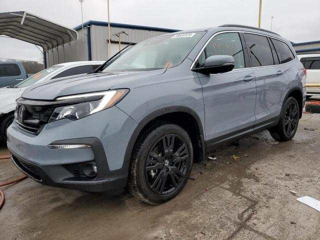 HONDA PILOT SE 2022 with VIN 5FNYF6H20NB055647 - Photo from auction