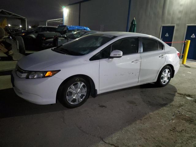HONDA CIVIC HYBR 2012 with VIN JHMFB4F24CS010624 - Photo from auction