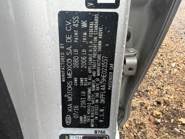 Photo 10 from auction – 2017 KIA FORTE LX with VIN 3KPFL4A79HE023557