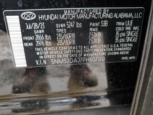 Photo 14 from auction – 2023 HYUNDAI SANTA FE S with VIN 5NMS2DAJ7PH607170