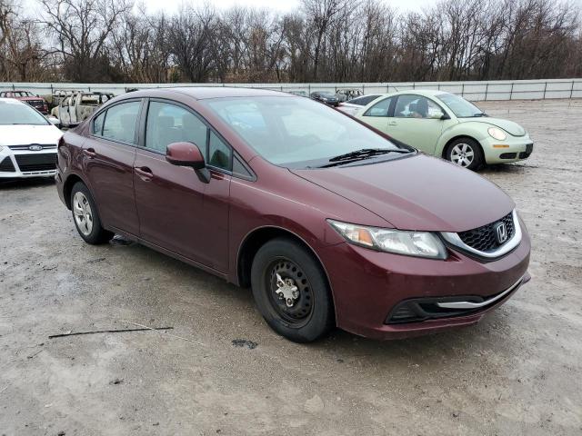 Photo 4 from auction – 2013 HONDA CIVIC LX with VIN 19XFB2F51DE098309