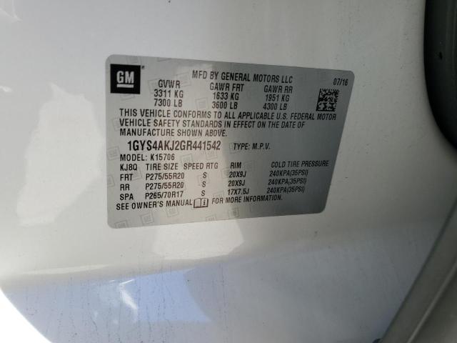 Photo 14 from auction – 2016 CADILLAC ESCALADE with VIN 1GYS4AKJ2GR441542