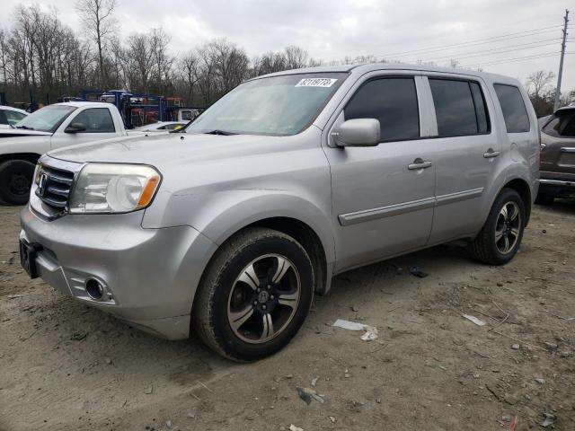 HONDA PILOT LX 2015 with VIN 5FNYF4H20FB044296 - Photo from auction