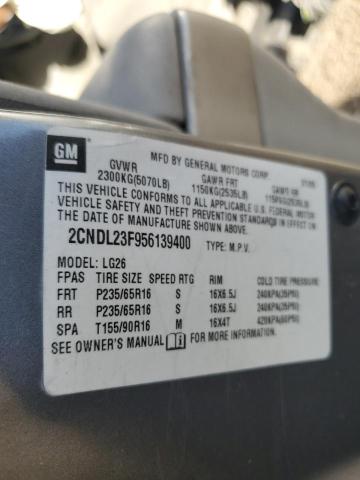 Photo 12 from auction – 2005 CHEVROLET EQUINOX LS with VIN 2CNDL23F956139400