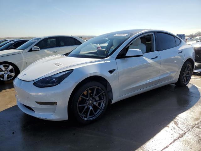 TESLA MODEL 3 2021 with VIN 5YJ3E1EA4MF873375 - Photo from auction