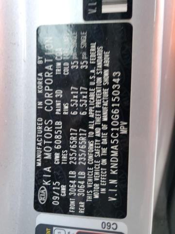 Photo 14 from auction – 2016 KIA SEDONA L with VIN KNDMA5C10G6150343