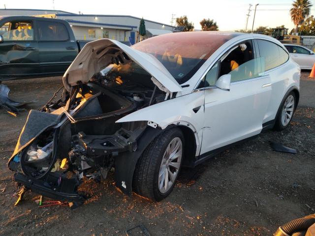 TESLA MODEL X 2020 with VIN 5YJXCDE25LF301599 - Photo from auction