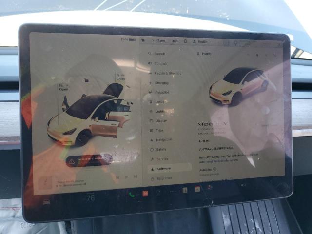 Photo 9 from auction – 2023 TESLA MODEL Y with VIN 7SAYGDEE5PF874837