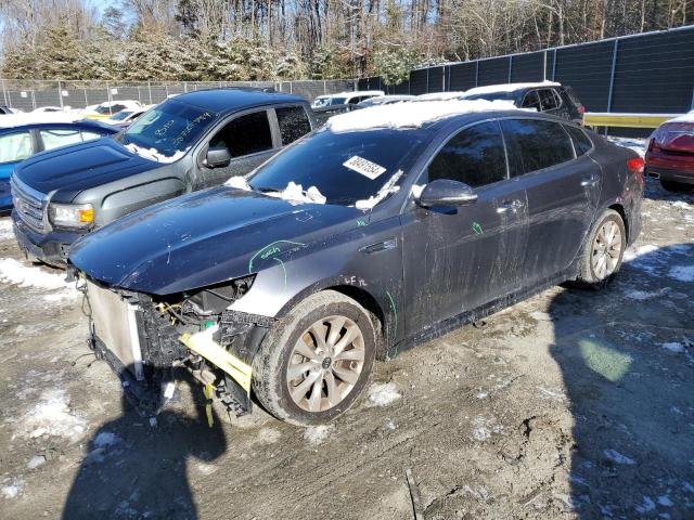 KIA OPTIMA EX 2018 with VIN 5XXGU4L32JG193350 - Photo from auction