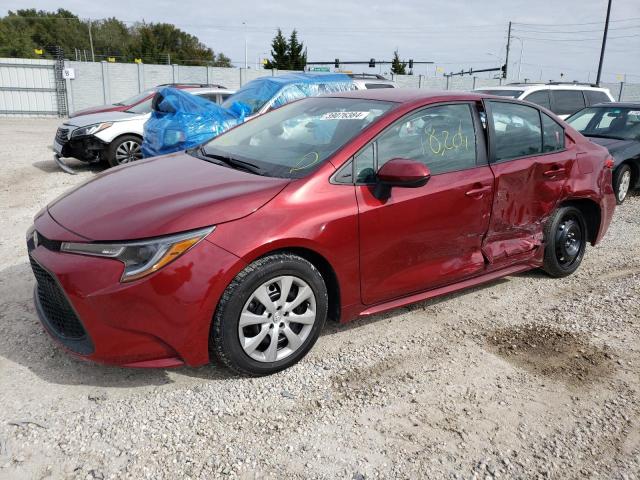 TOYOTA COROLLA LE 2022 with VIN 5YFEPMAE1NP375881 - Photo from auction