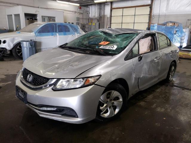 HONDA CIVIC LX 2015 with VIN 19XFB2F5XFE266578 - Photo from auction