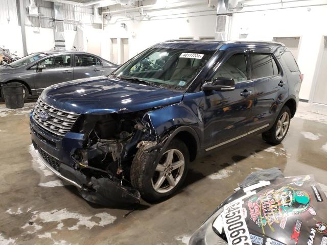 FORD EXPLORER X 2017 with VIN 1FM5K8D84HGC49205 - Photo from auction