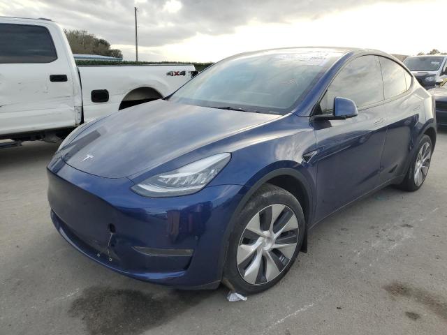 TESLA MODEL Y 2021 with VIN 5YJYGDEE9MF232887 - Photo from auction