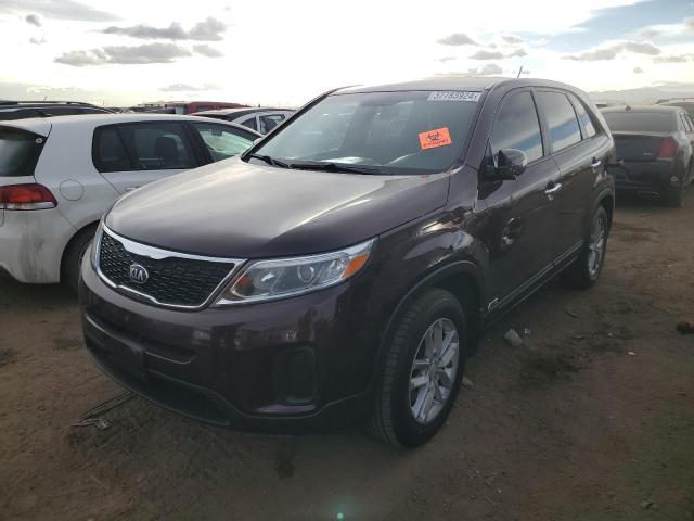 KIA SORENTO LX 2014 with VIN 5XYKTCA61EG543542 - Photo from auction