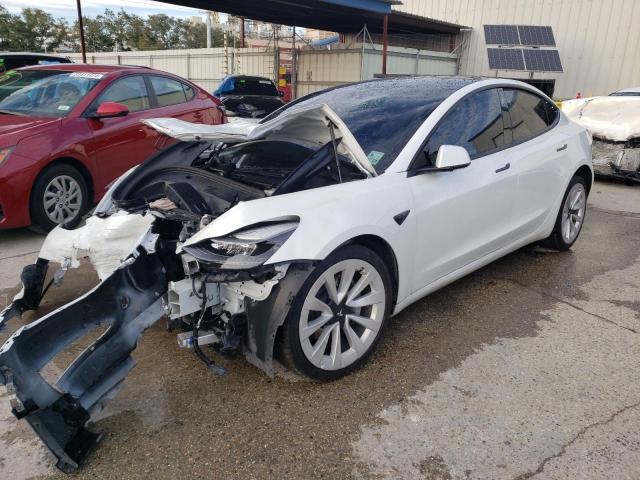 TESLA MODEL 3 2022 with VIN 5YJ3E1EAXNF287328 - Photo from auction