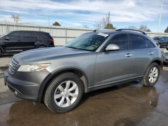 INFINITI FX35 2005 with VIN JNRAS08W35X202904 - Photo from auction