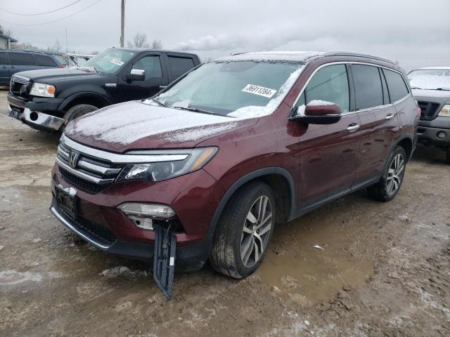 HONDA PILOT ELIT 2018 with VIN 5FNYF6H02JB005258 - Photo from auction