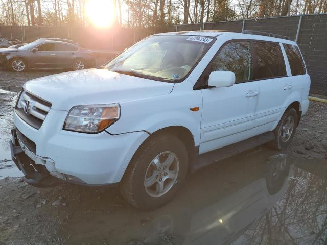 HONDA PILOT EXL 2007 with VIN 5FNYF18637B010209 - Photo from auction