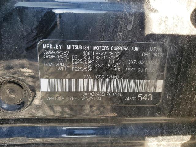 Photo 14 from auction – 2020 MITSUBISHI OUTLANDER with VIN JA4AZ2A35LZ607665