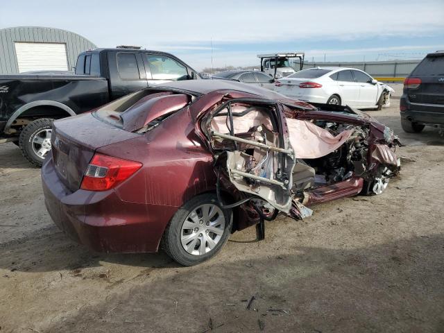 Photo 3 from auction – 2012 HONDA CIVIC LX with VIN 2HGFB2F51CH596384