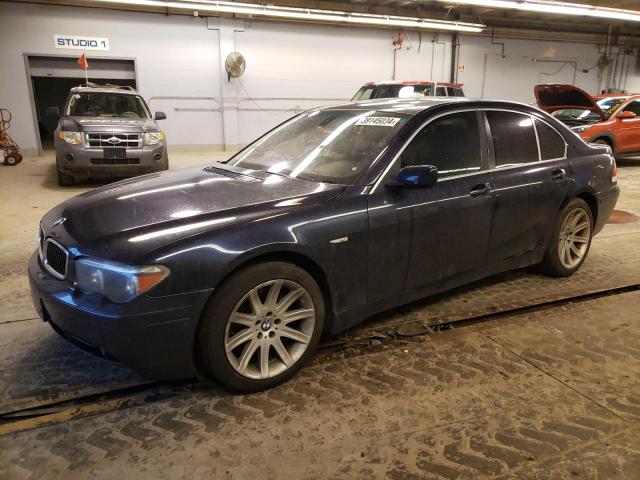 BMW 745 I 2004 with VIN WBAGL63544DP74103 - Photo from auction