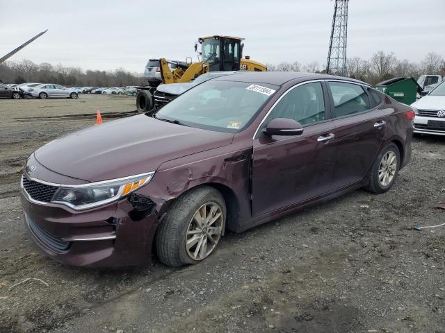 KIA OPTIMA LX 2016 with VIN 5XXGT4L38GG115764 - Photo from auction