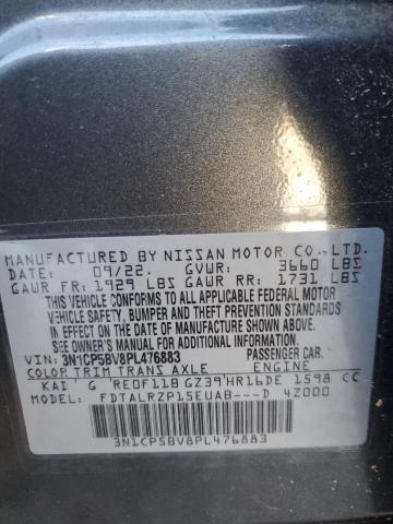 Photo 14 from auction – 2023 NISSAN KICKS S with VIN 3N1CP5BV8PL476883