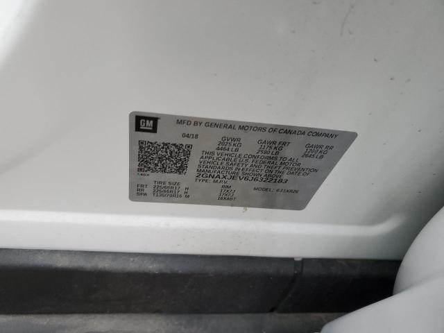 Photo 14 from auction – 2018 CHEVROLET EQUINOX LT with VIN 2GNAXJEV6J6322183