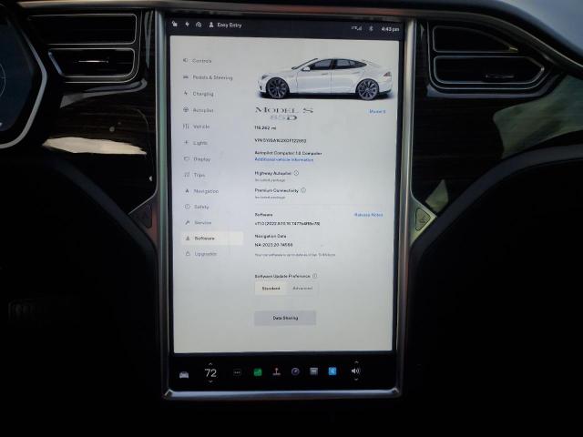 Photo 9 from auction – 2016 TESLA MODEL S with VIN 5YJSA1E2XGF122852