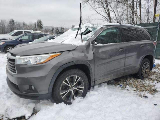 TOYOTA HIGHLANDER 2016 with VIN 5TDJKRFH7GS329155 - Photo from auction