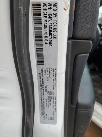 Photo 14 from auction – 2021 JEEP GRAND CHER with VIN 1C4RJFAG4MC734664