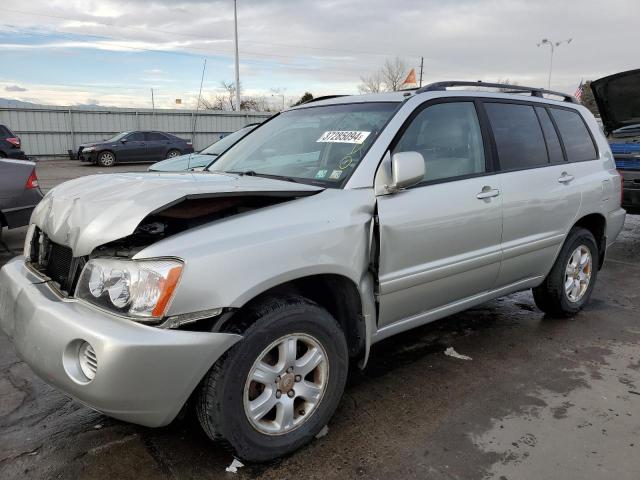 TOYOTA HIGHLANDER 2002 with VIN JTEHF21A320095592 - Photo from auction