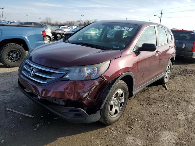 HONDA CR-V LX 2013 with VIN 5J6RM3H31DL044261 - Photo from auction