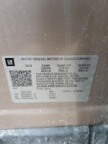 Photo 14 from auction – 2018 CHEVROLET EQUINOX LS with VIN 2GNAXREV9J6312665
