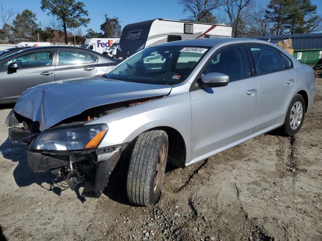 Photo 1 from auction – 2013 VOLKSWAGEN PASSAT S with VIN 1VWAP7A36DC059234