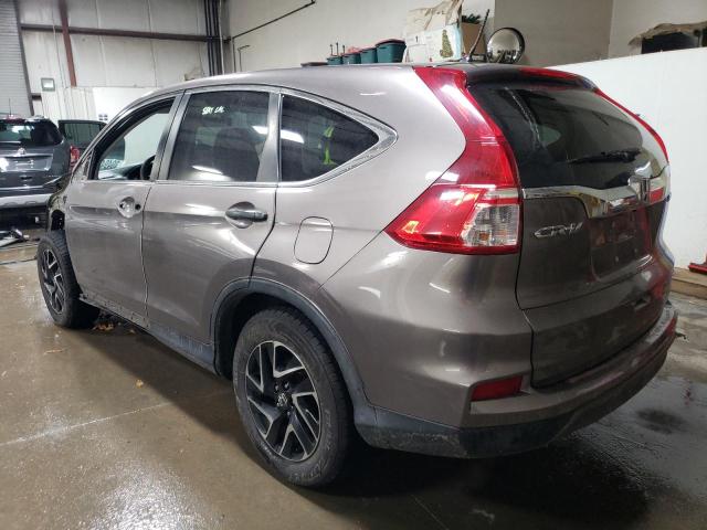Photo 2 from auction – 2016 HONDA CR-V SE with VIN 5J6RM4H42GL025415