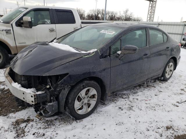 HONDA CIVIC LX 2015 with VIN 19XFB2F59FE001876 - Photo from auction