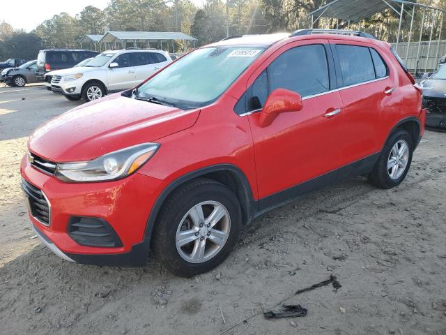 CHEVROLET TRAX 1LT 2017 with VIN 3GNCJPSB2HL225429 - Photo from auction