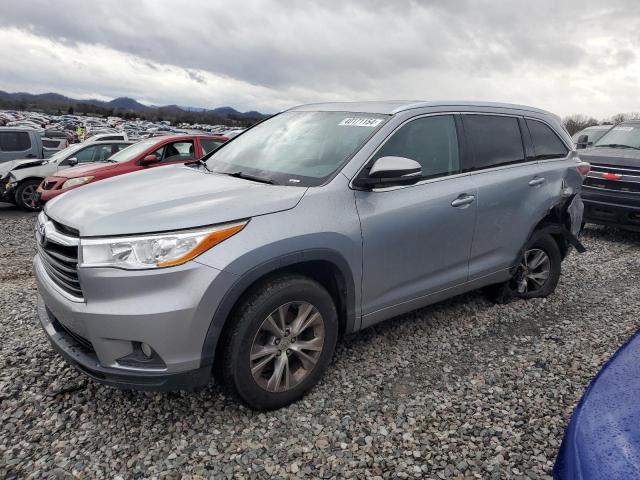 TOYOTA HIGHLANDER 2014 with VIN 5TDKKRFH3ES024477 - Photo from auction