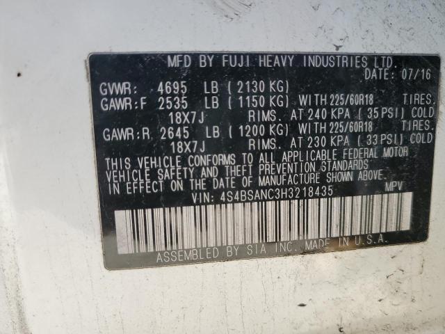 Photo 14 from auction – 2017 SUBARU OUTBACK 2. with VIN 4S4BSANC3H3218435