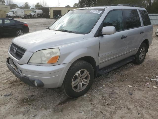 HONDA PILOT EXL 2005 with VIN 5FNYF18515B015025 - Photo from auction