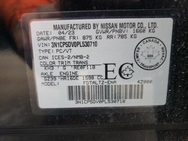 Photo 14 from auction – 2023 NISSAN KICKS SR with VIN 3N1CP5DV0PL530710