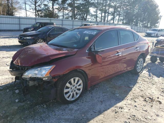 NISSAN SENTRA S 2014 with VIN 3N1AB7AP1EY276836 - Photo from auction