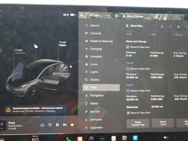 Photo 9 from auction – 2018 TESLA MODEL 3 with VIN 5YJ3E1EB1JF065926