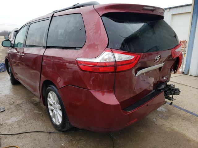 Photo 2 from auction – 2017 TOYOTA SIENNA XLE with VIN 5TDDZ3DC8HS162285