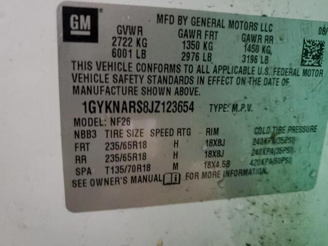 Photo 14 from auction – 2018 CADILLAC XT5 with VIN 1GYKNARS8JZ123654