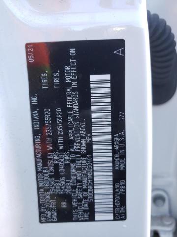 Photo 14 from auction – 2021 TOYOTA HIGHLANDER with VIN 5TDEBRCH1MS050401