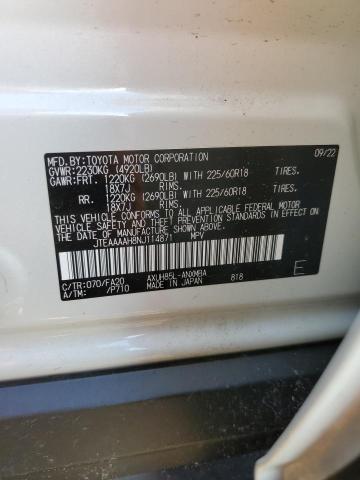 Photo 14 from auction – 2022 TOYOTA VENZA LE with VIN JTEAAAAH8NJ114871