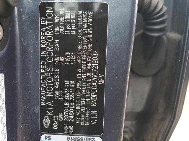 Photo 14 from auction – 2012 KIA SPORTAGE E with VIN KNDPCCA26C7219032